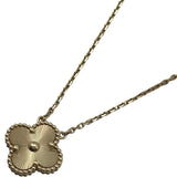 ヴァンクリーフ＆アーペル Van Cleef & Arpels ヴィンテージアルハンブラギョーシェネックレス ゴールド Au750 ジュエリー