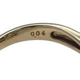 タサキ TASAKI リボンモチーフリング ゴールド K18 ダイヤモンド ジュエリー