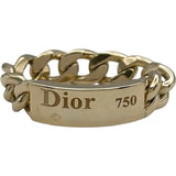 クリスチャン・ディオール Christian Dior ロゴリング ゴールド 750 ジュエリー