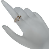 ティファニー TIFFANY＆CO オープンハートリング ピンクゴールド AU750 ジュエリー
