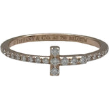 ティファニー TIFFANY＆CO Tワイヤーバンドリング ピンクゴールド AU750 ダイヤモンド ジュエリー