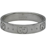 グッチ GUCCI アイコンリング ホワイトゴールド 750 ジュエリー