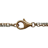 カルティエ Cartier ラブスリーフープネックレス ピンクゴールド/ホワイトゴールド 750 ダイヤモンド ジュエリー