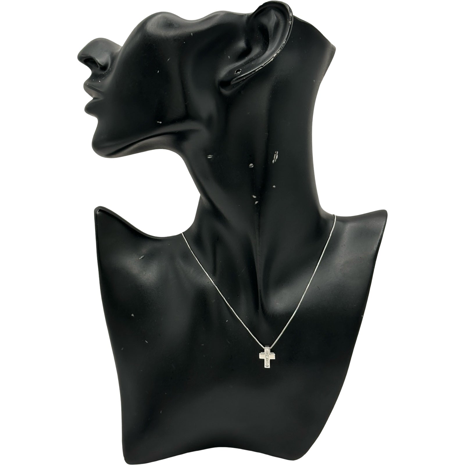 【三連休SALE】TASAKI K14WG ダイヤモンド　クロスネックレス タサキ TASAKI クロスネックレス ホワイトゴールド K14WG ダイヤモンド