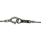 タサキ TASAKI クロスネックレス ホワイトゴールド K14WG ダイヤモンド ジュエリー