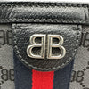バレンシアガ BALENCIAGA GUCCIコラボ ザ ハッカープロジェクト トートバッグ 680125 グレー/ブラック キャンバス レザー レディース トートバッグ