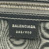 バレンシアガ BALENCIAGA GUCCIコラボ ザ ハッカープロジェクト トートバッグ 680125 グレー/ブラック キャンバス レザー レディース トートバッグ