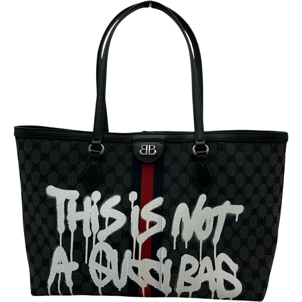 国内正規BALENCIAGA×GUCCI　コラボトートバッグ　新品 バレンシアガ BALENCIAGA GUCCIコラボ ザ ハッカープロジェクト トート