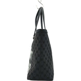 バレンシアガ BALENCIAGA GUCCIコラボ ザ ハッカープロジェクト トートバッグ 680125 グレー/ブラック キャンバス レザー レディース トートバッグ