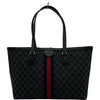 バレンシアガ BALENCIAGA GUCCIコラボ ザ ハッカープロジェクト トートバッグ 680125 グレー/ブラック キャンバス レザー レディース トートバッグ