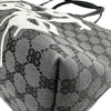 バレンシアガ BALENCIAGA GUCCIコラボ ザ ハッカープロジェクト トートバッグ 680125 グレー/ブラック キャンバス レザー レディース トートバッグ