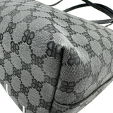 バレンシアガ BALENCIAGA GUCCIコラボ ザ ハッカープロジェクト トートバッグ 680125 グレー/ブラック キャンバス レザー レディース トートバッグ