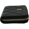 シャネル CHANEL クラシックジップコインパース AP0216 ブラック ゴールド金具 キャビア レディース コインケース