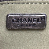シャネル CHANEL ココキューバチェーンショルダー A98617 23番台 カーキ シルバー金具 スパンコール レディース ショルダーバッグ