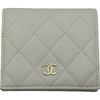 シャネル CHANEL マトラッセスモールウォレット AP3178 ホワイト ゴールド金具 キャビア レディース 二つ折り財布
