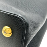ルイ・ヴィトン LOUIS VUITTON カプシーヌPM M52138 ノワール/ネイビー ゴールド金具 トリヨン レディース ショルダーバッグ