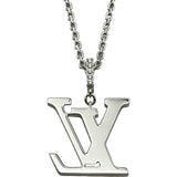 ルイ・ヴィトン LOUIS VUITTON パンダンティフLVダイヤネックレスGM ホワイトゴールド Au750 ダイヤモンド ジュエリー