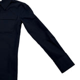ボッテガ・ヴェネタ BOTTEGA VENETA ワークデザインシャツ 801255 ネイビー コットン メンズ 長袖シャツ