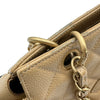シャネル CHANEL PTT チェーンハンドバッグ A18004 6番台 ベージュ ゴールド金具 キャビアスキン レディース トートバッグ