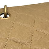 シャネル CHANEL PTT チェーンハンドバッグ A18004 6番台 ベージュ ゴールド金具 キャビアスキン レディース トートバッグ