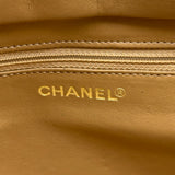 シャネル CHANEL PTT チェーンハンドバッグ A18004 6番台 ベージュ ゴールド金具 キャビアスキン レディース トートバッグ