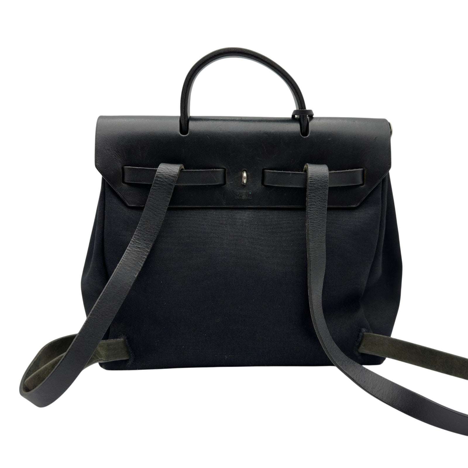 エルメス HERMES エールバッグアドPM □D刻 ブラック シルバー金具