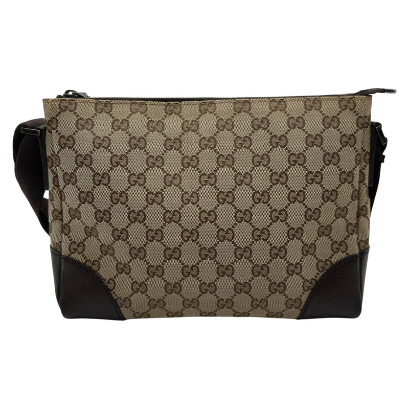 グッチ ショルダーバッグ GG キャンバス レザー ブラウン 114273 グッチ GUCCI GGキャンバス ショルダーバッグ 114273 ブラウン GG