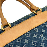 ルイ・ヴィトン LOUIS VUITTON フラット・ショッパー M95018 ブルー モノグラム・デニム レディース トートバッグ