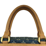 ルイ・ヴィトン LOUIS VUITTON フラット・ショッパー M95018 ブルー モノグラム・デニム レディース トートバッグ