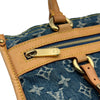 ルイ・ヴィトン LOUIS VUITTON フラット・ショッパー M95018 ブルー モノグラム・デニム レディース トートバッグ
