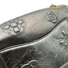 シャネル CHANEL カメリア スモールフラップバッグ AS2328 30番台 ブラック/ゴールド金具 シャイニーカーフ レディース ショルダーバッグ