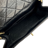 シャネル CHANEL カメリア スモールフラップバッグ AS2328 30番台 ブラック/ゴールド金具 シャイニーカーフ レディース ショルダーバッグ
