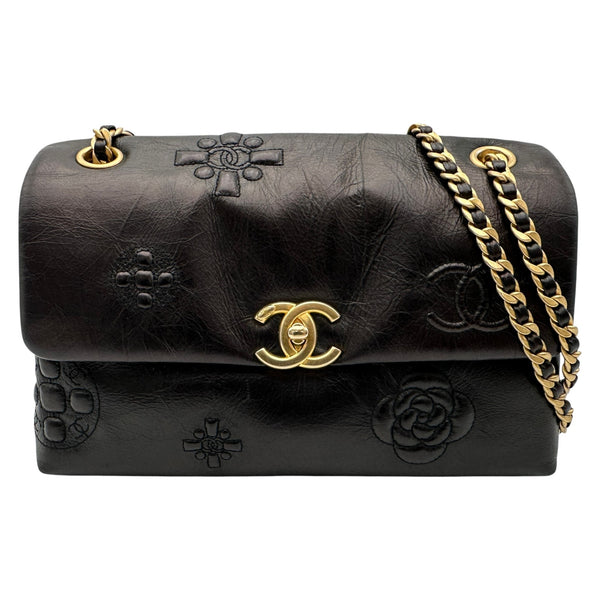 シャネル/カメリアトップス40小さめ シャネル CHANEL カメリア スモールフラップバッグ AS2328 30番台