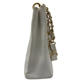 シャネル CHANEL PSTチェーントートバッグ A50994 8番台 ホワイト ゴールド金具 キャビアスキン レディース トートバッグ