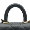 シャネル CHANEL ココハンドル マイクロ AP4245 LL番台 ブラック ゴールド金具 キャビアスキン レディース ショルダーバッグ