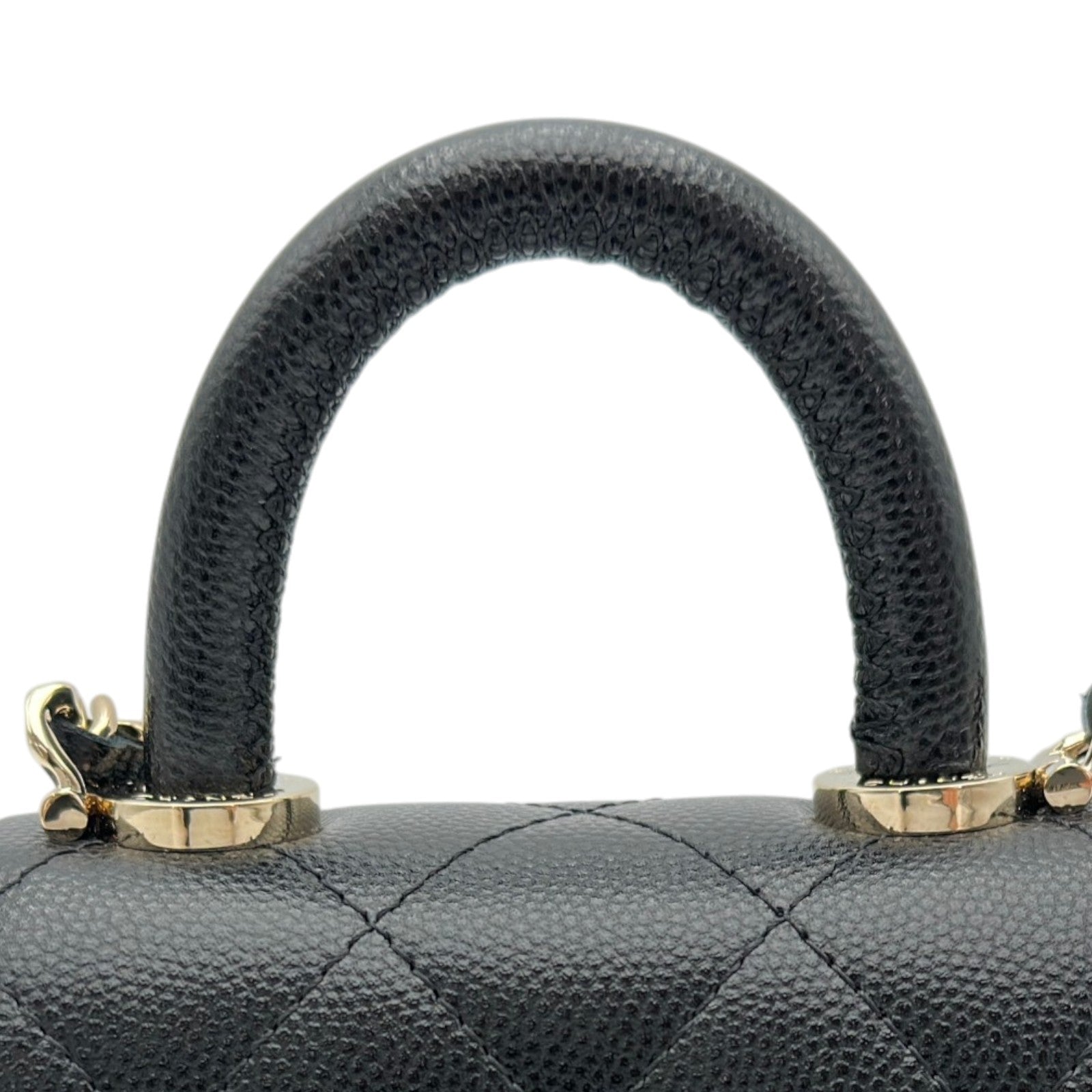 シャネル CHANEL ココハンドル マイクロ AP4245 LL番台 ブラック