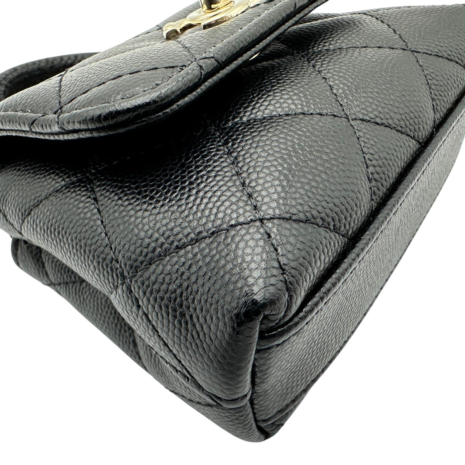 シャネル CHANEL ココハンドル マイクロ AP4245 LL番台 ブラック