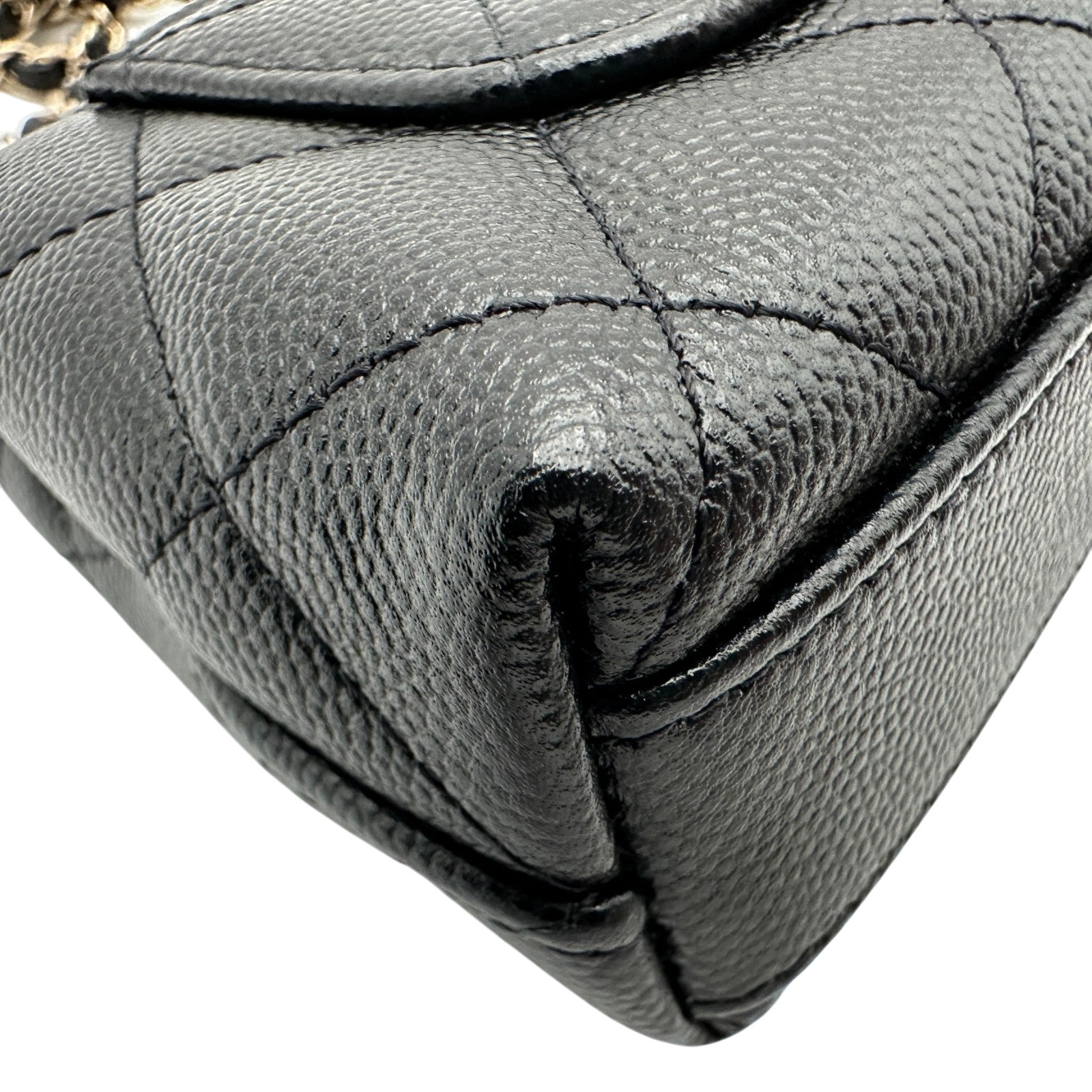 シャネル CHANEL ココハンドル マイクロ AP4245 LL番台 ブラック