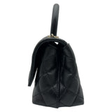 シャネル CHANEL ココハンドルXXS AS2215 ブラック ゴールド金具 キャビアスキン レディース ショルダーバッグ