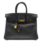 エルメス HERMES バーキン25 X刻印 ブラック ゴールド金具 スイフト レディース ハンドバッグ