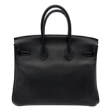 エルメス HERMES バーキン25 X刻印 ブラック ゴールド金具 スイフト レディース ハンドバッグ