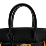 エルメス HERMES バーキン25 X刻印 ブラック ゴールド金具 スイフト レディース ハンドバッグ