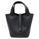 エルメス HERMES ピコタンロックPM W刻 キャバン/シルバー金具 トリヨン レディース ハンドバッグ