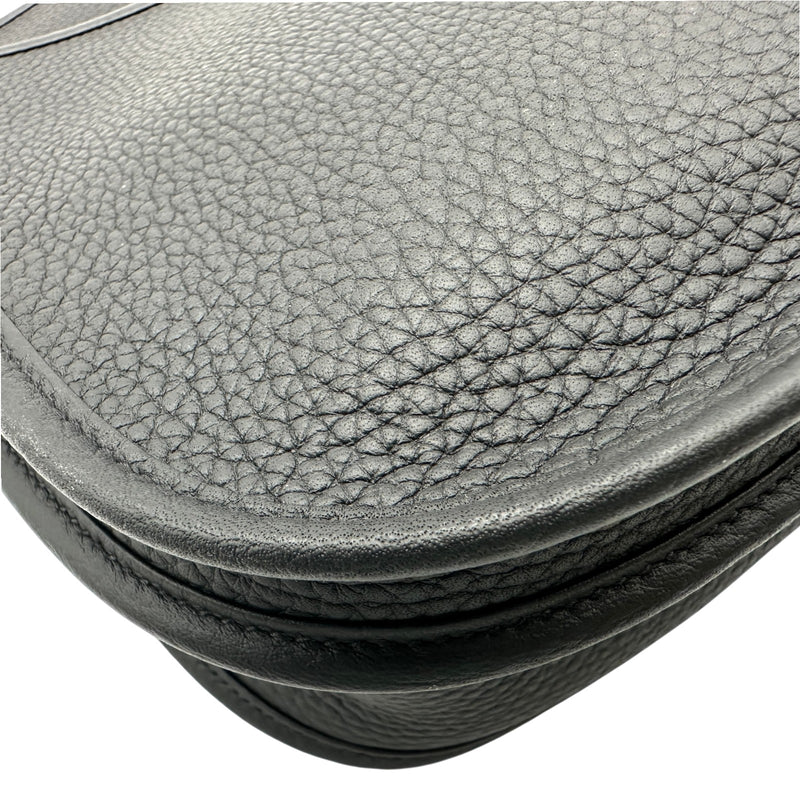 エルメス HERMES エヴリン3 PM W刻 ブラック/ゴールド金具 トリヨン