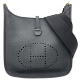 エルメス HERMES エヴリン3 PM W刻 ブラック/ゴールド金具 トリヨン レディース ショルダーバッグ