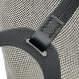 エルメス HERMES スティープル25 U刻 エクリュ/ブラック トワル スイフト レディース トートバッグ