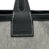 エルメス HERMES スティープル25 U刻 エクリュ/ブラック トワル スイフト レディース トートバッグ