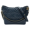 シャネル CHANEL ガブリエルドゥシャネル ホーボーミディアム A93824 26番台 ネイビー/ゴールド金具/シルバー金具 エイジドカーフ レディース ショルダーバッグ