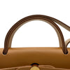 エルメス HERMES エールバッグジップPM W刻 ベージュ/ナチュラル ゴールド金具 トワル/ハンター レディース ショルダーバッグ