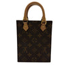 ルイ・ヴィトン LOUIS VUITTON プティット・サックプラ M69442 ブラウン モノグラム/レザー レディース ショルダーバッグ